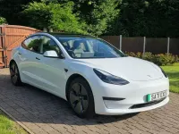 Used Tesla Model 3 Standard Range 208 kW (283 HP) 2021 White Sedan