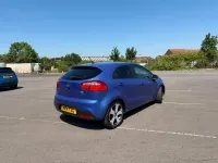 Used Kia Rio 2014 Blue Hatchback