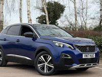Used Peugeot 3008 GT-line 120 HP (88 kW) 2017 Blue SUV
