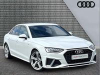 Used Audi A4 S-Line 161 HP (118 kW) 2023 White Sedan