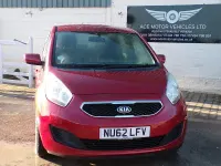 Used Kia Venga Air 90 HP (66 kW) 2012 Red Hatchback