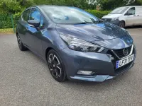 Begagnad Nissan Micra Acenta 92 HK (67 kW) 2021 Grå Halvkombi