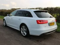 Used Audi A6 S-Line 190 HP (139 kW) 2014 White Estate