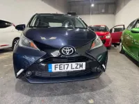 Used Toyota Aygo X-play 68 HP (50 kW) 2017 Blue Hatchback