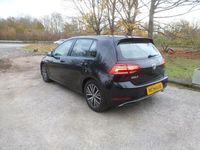 Used VW Golf VII SE 130 HP (95 kW) 2018 Black Hatchback