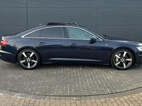 Used Audi A6 S-Line 295 HP (216 kW) 2021 Blue Sedan
