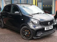 Used Smart ForFour 71 HP (52 kW) 2016 Black Hatchback