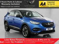 Used Vauxhall Grandland X drive 130 HP (95 kW) 2019 Blue SUV