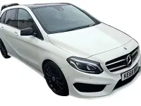 Used Mercedes B180 AMG Line Premium Plus 109 HP (80 kW) 2018 White Hatchback