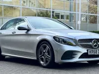 Used Mercedes C200 AMG Line Premium 184 HP (135 kW) 2018 Silver Sedan