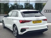 Used Audi A3 Sportback Black Edition 2023 White Hatchback