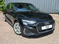 Used Audi A3 Sportback S-Line 150 HP (110 kW) 2021 Black Hatchback