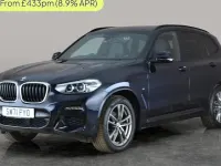 Used BMW X3 M Sport 190 HP (139 kW) 2021 Black SUV