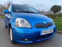 Used Toyota Yaris 2003 Blue Hatchback