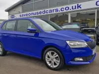 Used Skoda Fabia SE 60 HP (44 kW) 2021 Blue Hatchback