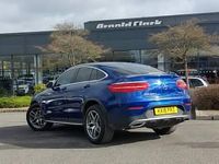 Used Mercedes GLC220 AMG line 170 HP (125 kW) 2018 Blue Coupe