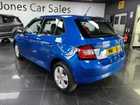 Used Skoda Fabia SE 95 HP (69 kW) 2018 Blue Hatchback