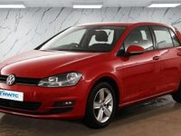 Used VW Golf VII Match 105 HP (77 kW) 2015 Red Hatchback