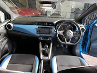 Usado Nissan Micra N-Connecta 2017 Azul Citadino