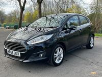 Used Ford Fiesta Zetec 2016 Black Hatchback