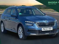 Used Skoda Kamiq SE L 147 HP (108 kW) 2022 Titan blue metallic SUV