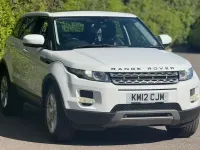 Begagnad Land Rover Range Rover evoque Pure 188 HK (138 kW) 2012 Vit SUV