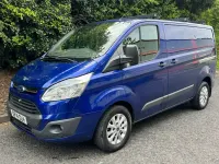 Usado Ford Transit Custom Trend 125 CV (91 kW) 2014 Azul Van