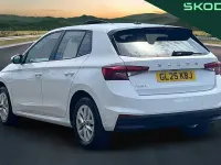 Used Skoda Fabia SE 95 HP (69 kW) 2025 Moon white Hatchback