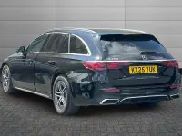 Used Mercedes E200 AMG line 223 HP (164 kW) 2025 Obsidian black Estate