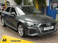 Used Audi A3 Sportback S-Line 2021 Grey Hatchback