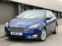 Used Ford Focus Titanium 2016 Blue Hatchback