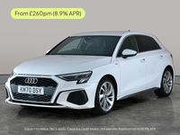 Used Audi A3 Sportback S-Line 150 HP (110 kW) 2020 White Hatchback