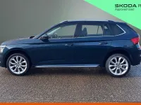 Used Skoda Kamiq SE L 110 HP (80 kW) 2020 Petrol blue metallic SUV