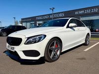 Used Mercedes C250 AMG line 2017 White Sedan