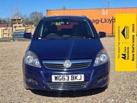 Used Vauxhall Zafira Design Edition 116 HP (85 kW) 2013 Blue MPV