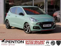 Used Hyundai i10 N Line 98 HP (72 kW) 2024 Green Hatchback