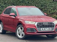 Used Audi Q5 S-Line 190 HP (139 kW) 2017 Red SUV