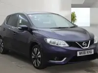 Used Nissan Pulsar N-Connecta 116 HP (85 kW) 2017 Blue Hatchback