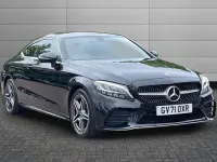 Used Mercedes C220 AMG line 194 HP (142 kW) 2022 Black Coupe