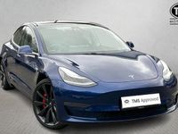 Used Tesla Model 3 Performance 82 kW (112 HP) 2020 Blue Sedan