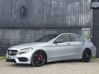Used Mercedes C250 AMG Line Premium Plus 204 HP (150 kW) 2015 Silver Sedan