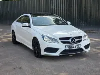 Used Mercedes E220 AMG 2014 White Coupe