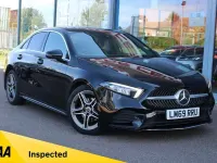 Used Mercedes A180 AMG line 116 HP (85 kW) 2019 Black Sedan