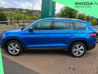 Used Skoda Kodiaq SE L 190 HP (139 kW) 2021 Race blue metallic SUV
