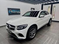 Used Mercedes GLC220 AMG line 2017 White Coupe