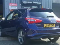 Used Nissan Pulsar N-Connecta 116 HP (85 kW) 2017 Blue Hatchback