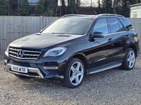 Used Mercedes ML250 AMG line 204 HP (150 kW) 2015 Black SUV