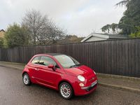 Used Fiat 500 Lounge 2010 Red Cabriolet