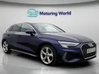 Used Audi A3 S-Line 148 HP (108 kW) 2023 Blue Sedan