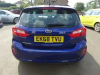 Used Ford Fiesta Zetec 2018 Blue Hatchback